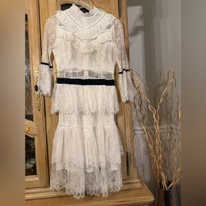 NWT Few Moda Elegant White Lace Dress